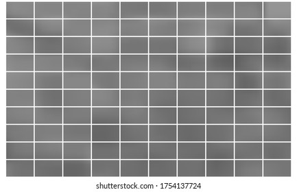 Set of grey vector gradients. Collection of nice looking and stylish rectangles.