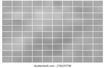 Set of grey vector gradients. Collection of nice looking and stylish rectangles.