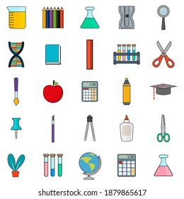 Volver a colocar el grupo de herramientas en el icono de imagen de la escuela - Vector