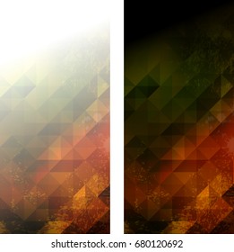 set of grunge background, vector illustration clip-art