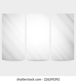 Set of grunge backgrounds, single color clear vector.