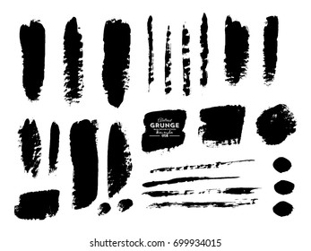 Set of grunge banners. Grunge backgrounds for promotion. Abstract vector template