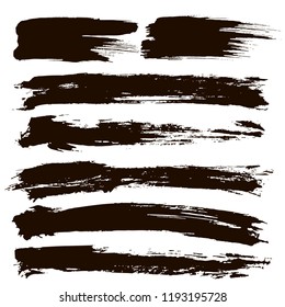 Set of grunge banners, ink backgrounds for promotion. Abstract template