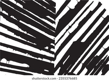 Set of grunge banners. Rough frames. Brush ink stamp.