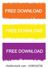 Set of grunge banners with text free download