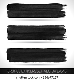 Set of grunge banners. Watercolor background. Retro background. Vintage background. Business background. Abstract background. Hand drawn. Texture background. Abstract shape