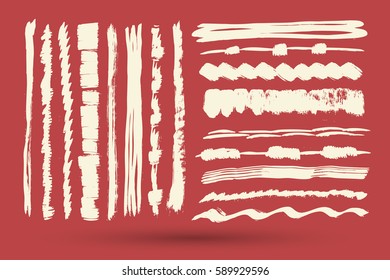 Set of grunge banners.Grunge backgrounds.Abstract vector template.