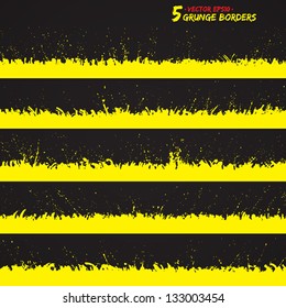 Set of grunge borders. Grunge background, Grunge brushes. Retro background. Vintage background. Design elements. Grunge texture. Business background. Texture background. Abstract shapes