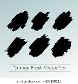 Set of Grunge Brush Vector, Splash Paint Art for Murder, horror, thriller, Fighting Concept