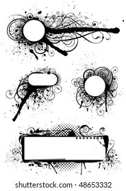 Conjunto de diseños de fondo