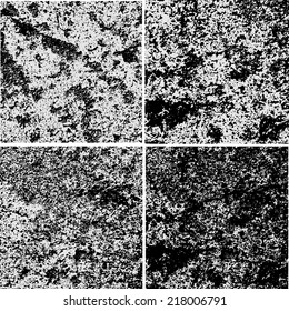 Set of grunge, dirty textures