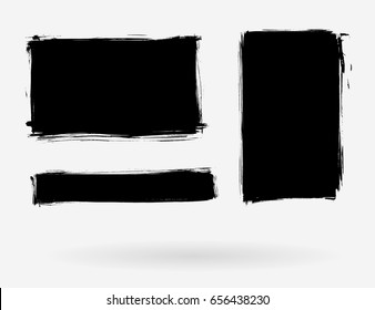 Ensemble d'éléments grunge pour votre conception. Modèle pour bannières, affiches, arrière-plans. 