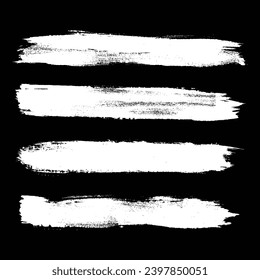 set of grunge frames vector file