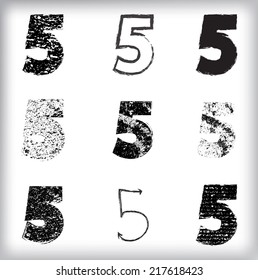 Set of grunge numbers