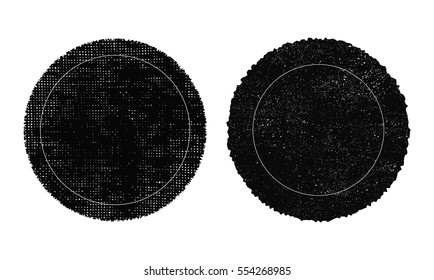 Set of grunge post stamps.Vector distress stamps.