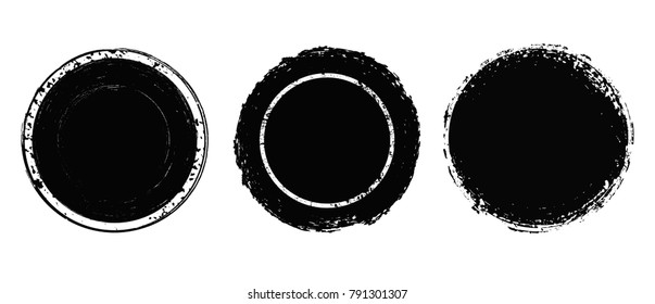 Set of grunge post stamps.Vector distress stamps.