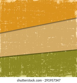 Set grunge retro vintage vector backgrounds with dust. Three layers with editable EPS10 vector texture in different colors.