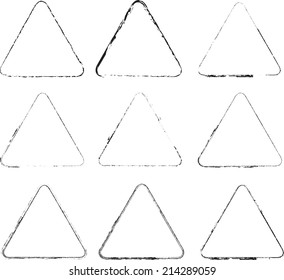 Set of grunge rubber stamp 
