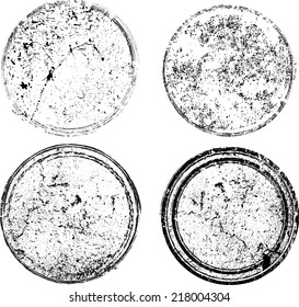 Set of grunge rubber stamps