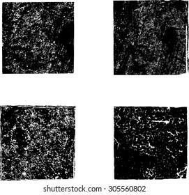 Set Of Grunge Rubber Texture Stamp . Vector Illustration .