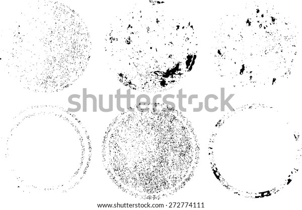 Set Grunge Rubber Texture Stamp Vector Stock Vector (Royalty Free ...