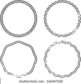 Set of grunge stamp 