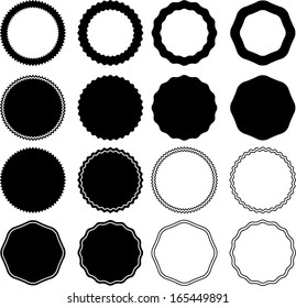 Set of grunge stamp 
