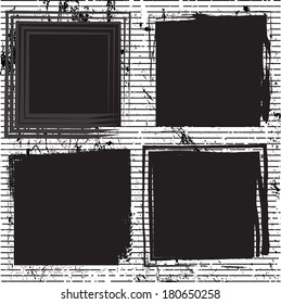 Set of grunge stamp