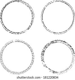 Set of grunge stamp 