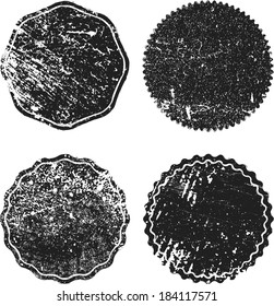 Set Of Grunge Stamp  