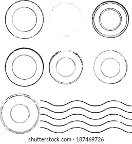 Set of grunge stamp 