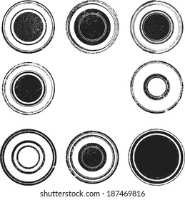 Set of grunge stamp 