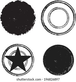 Set of grunge stamp  