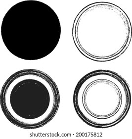 Set of grunge stamp 