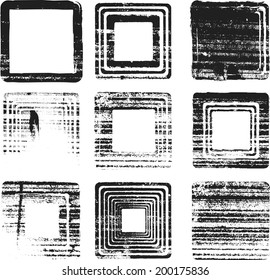Set of grunge stamp 
