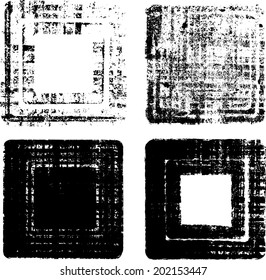 Set of grunge stamp 