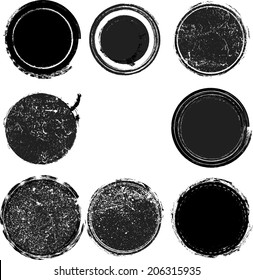 Set of grunge stamp 