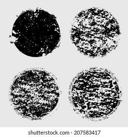 Set of grunge stamp 