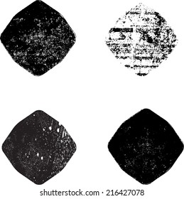 Set of grunge stamp 
