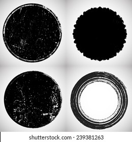 Set of grunge stamp 