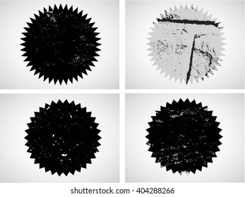 Set of grunge stamp 