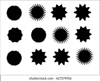 Set of grunge stamp