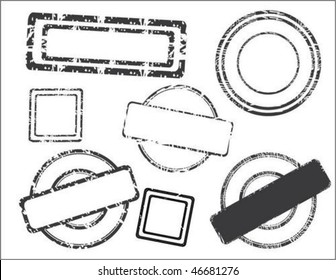 Set of grunge stamps