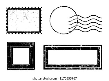 Set of grunge stamps.Vector grunge elements.
