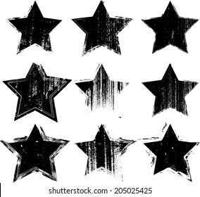 Set of grunge star