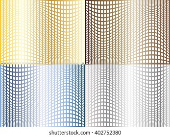 Set of Grunge stripe. Vector illustration