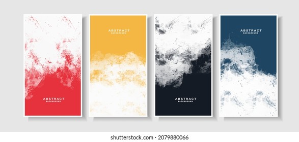 Conjunto de fondo de textura de color gris para banner o tarjeta.