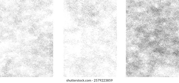 set of grunge texture overlays isolated on transparent background, Abstract grunge rectangular frames collection