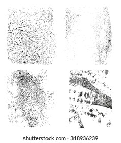 Set of Grunge  Texture Stamp. Grunge shapes