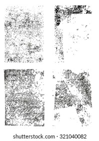 Set of Grunge  Texture Stamp. Grunge shapes